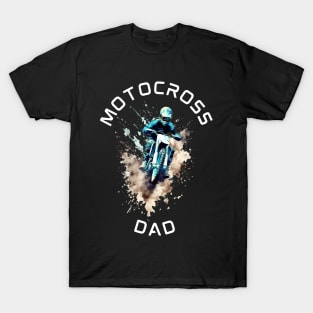 Motocross Dad Dirt Bikes Racer T-Shirt